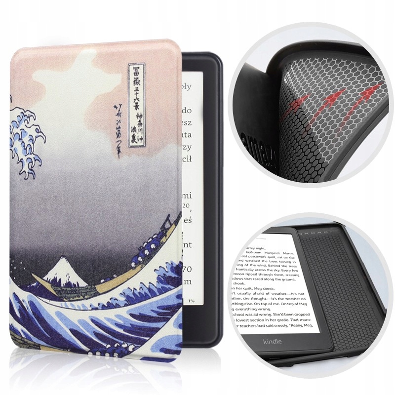 

Etui do Kindle Paperwhite 5 silikonowy tył 18 wave