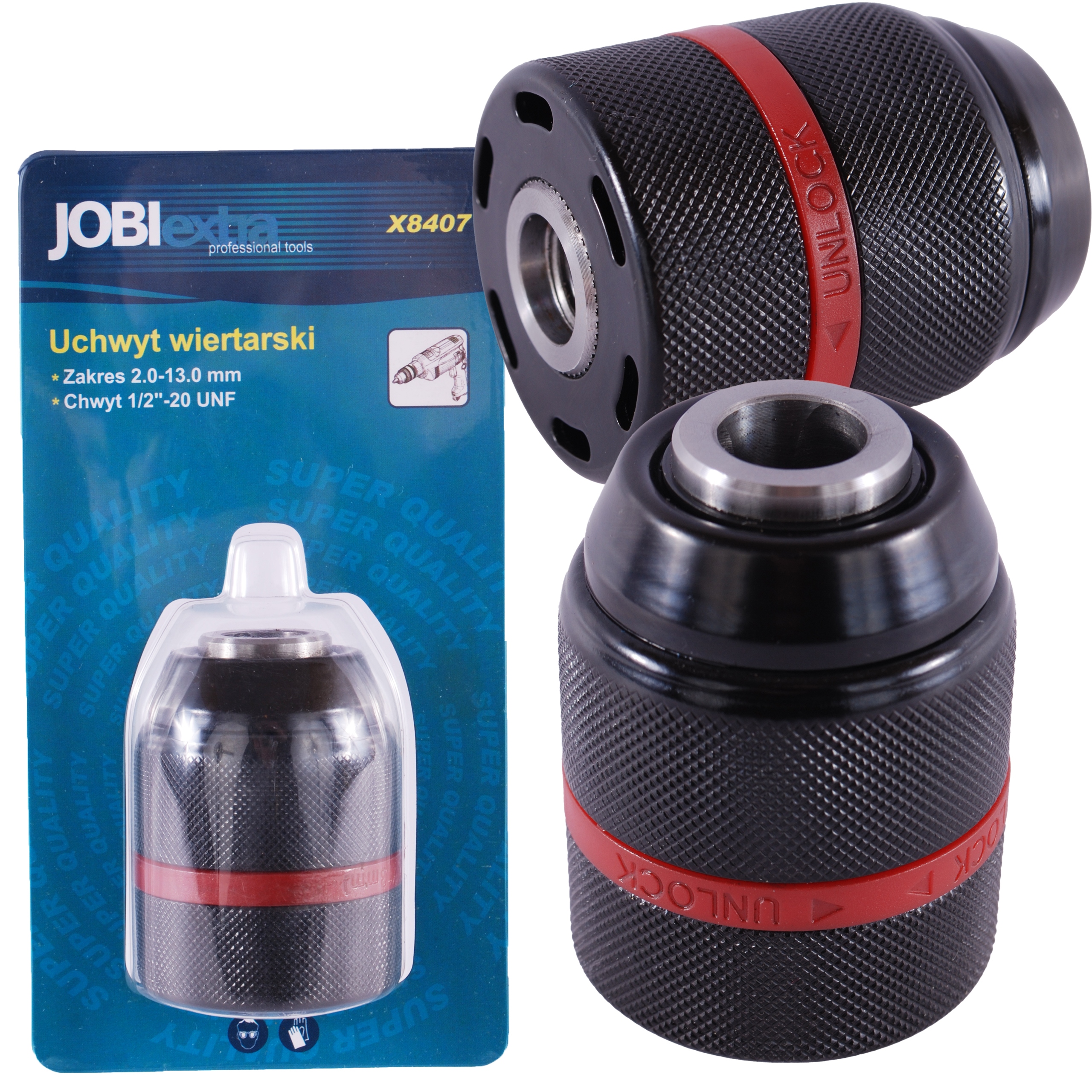 

Jobi Uchwyt Wiertarki Główka Głowica Wkrętarki 1/2