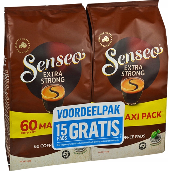Levně Pady Senseo Philips Extra Strong Pads 120 Ks silně povzbuzující Dárek