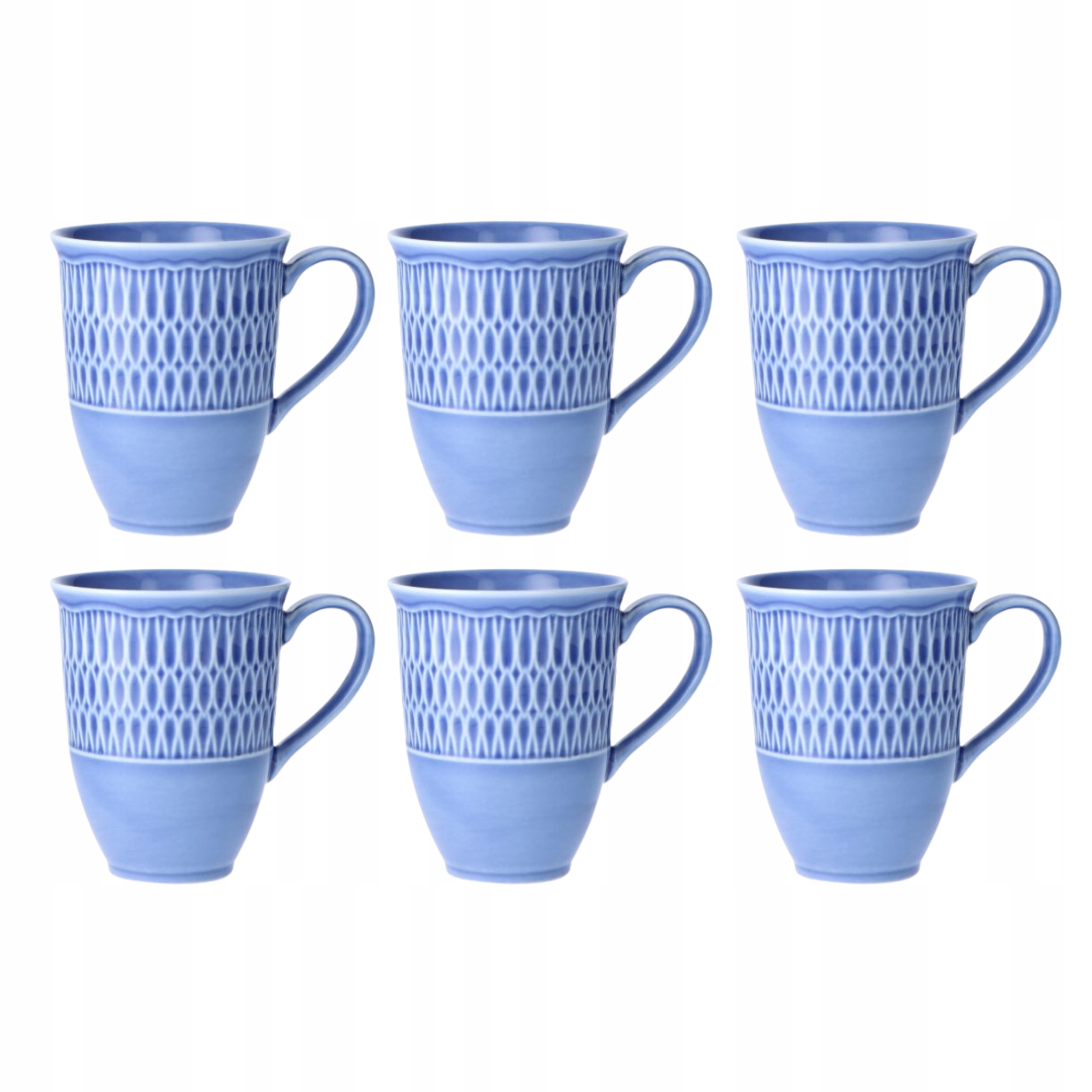 Šálky 300 ml Chodítko Ćmielów Sofia LB03 Zafírové Porcelán 6 kusov