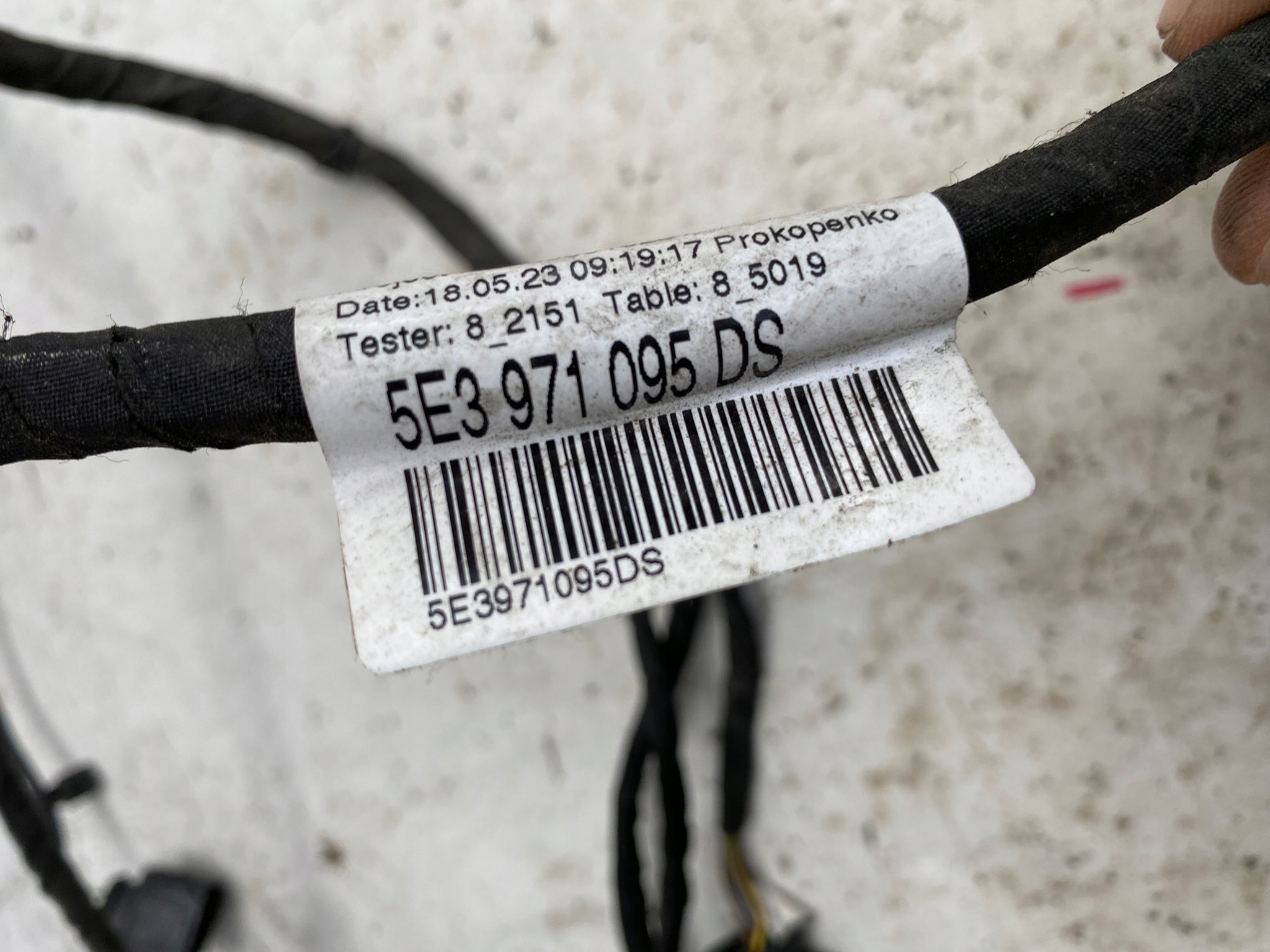 SKODA OCTAVIA IV 4 19- wiring bundle front PDC 5E3971095DS