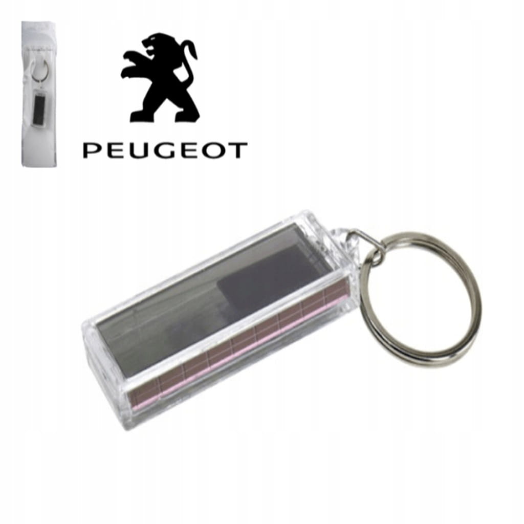 Nowoczesny Eko Brelok Do Pilota Kluczy Solarny Dla Peugeot Francja