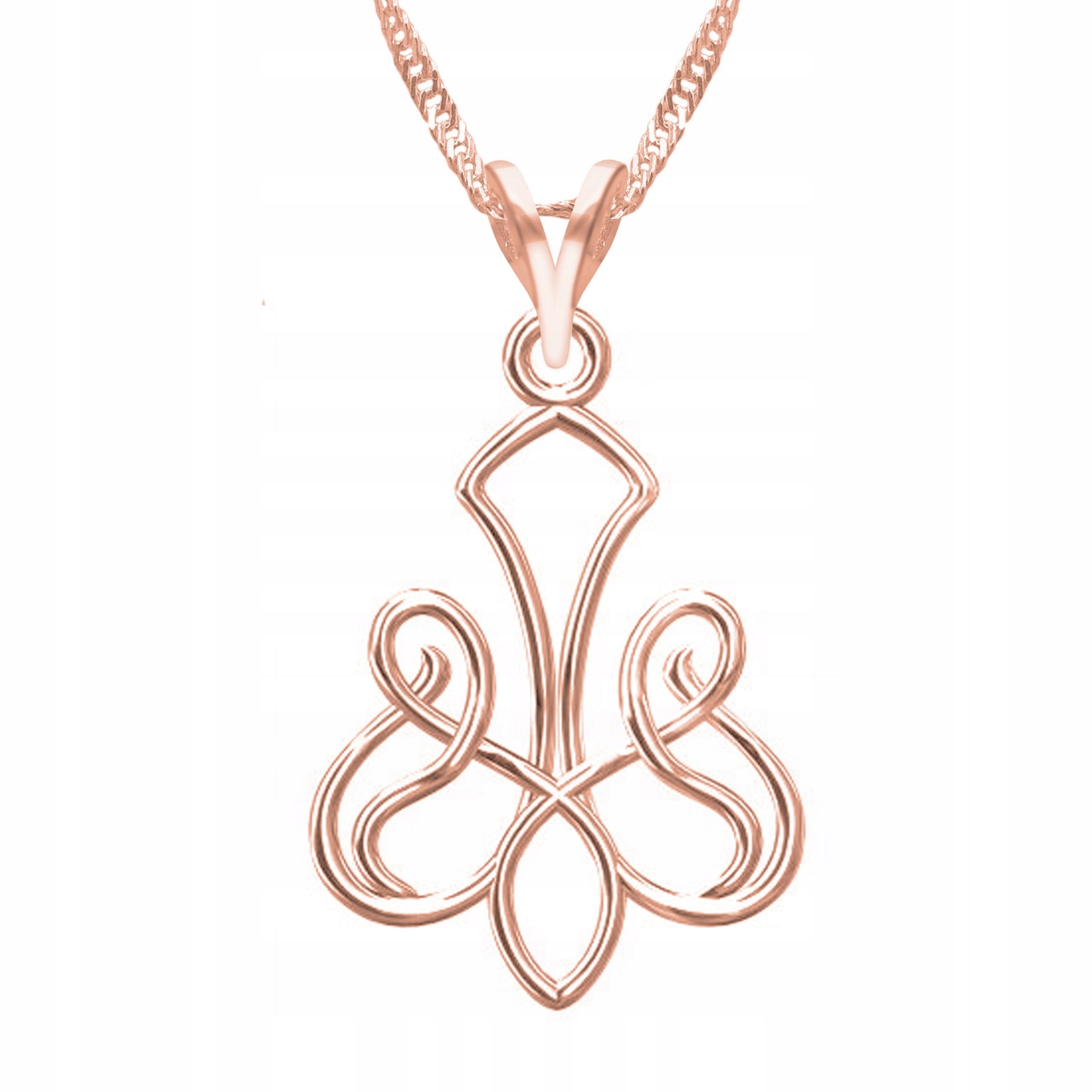 Pozlacený náhrdelník s ažurovým motivem, ažurový vzor Stříbro 925