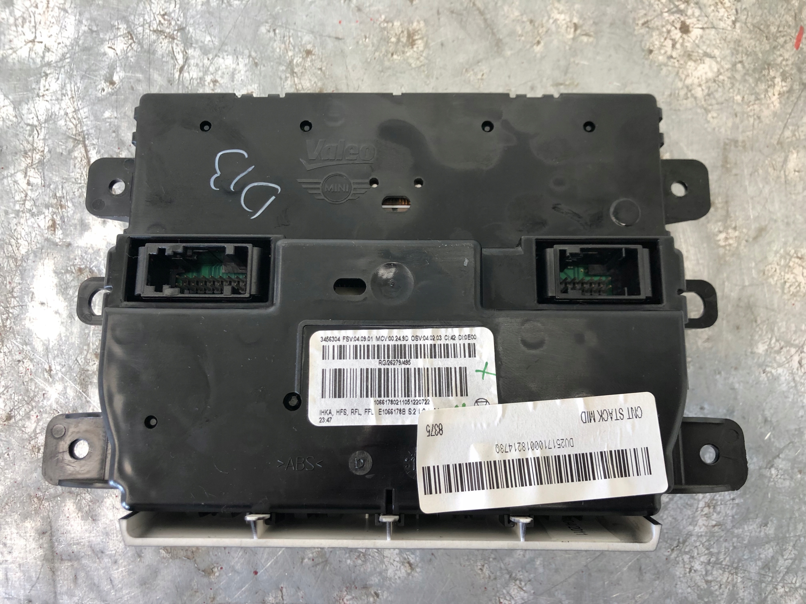 PANEL klími klimatizaci MINI R55 3456304
