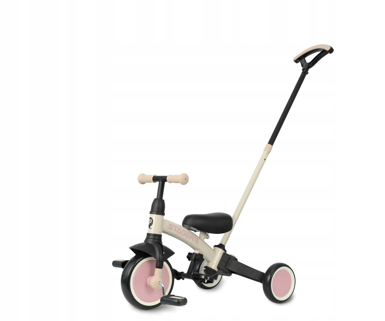 Nowoczesny Qplay Rowerek Trójkołowy Stager Pink Dla Dzieci