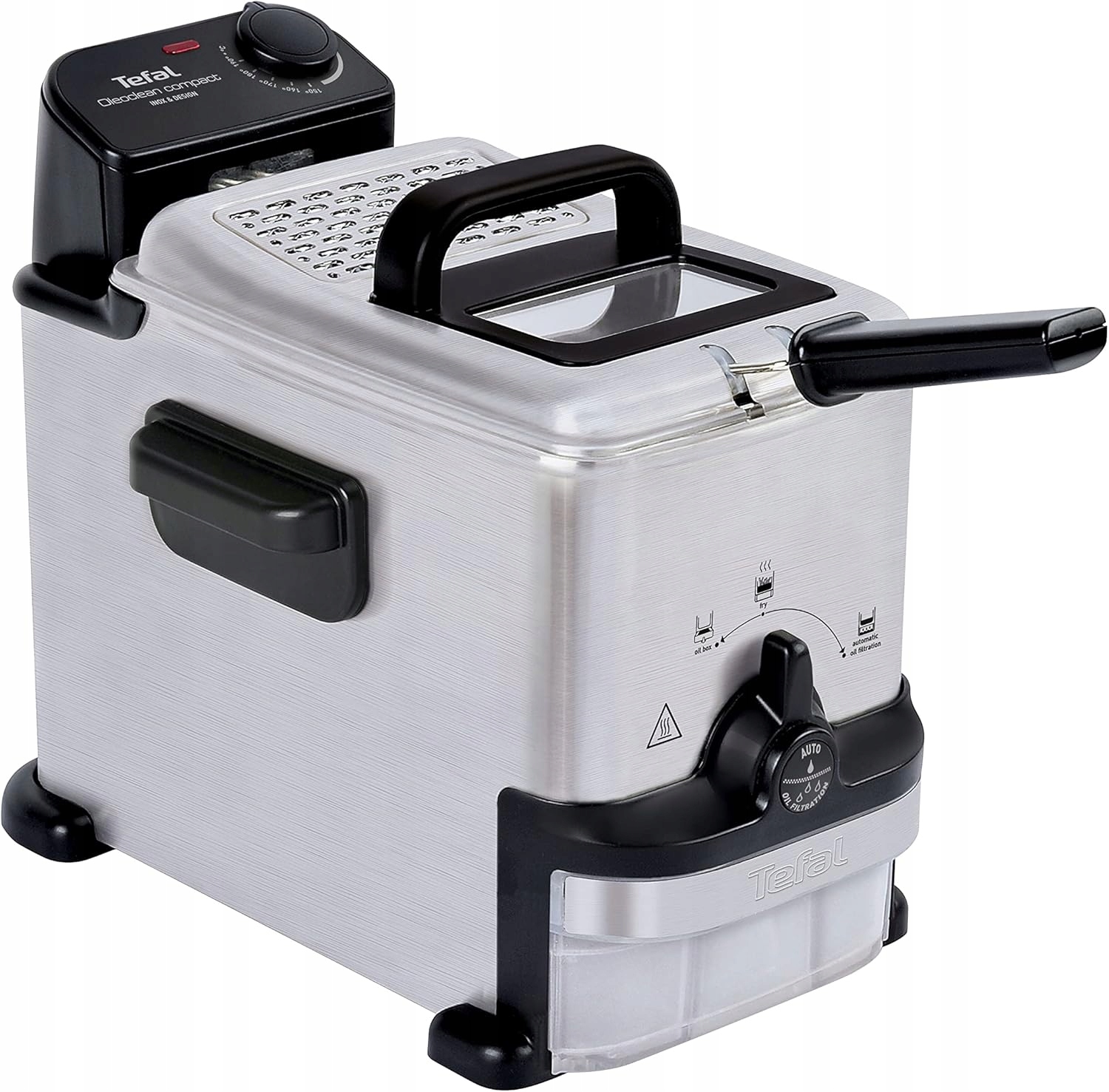 Elektrická Fritéza 2 L 1500 W Nerezová Ocel Automatická Filtrace