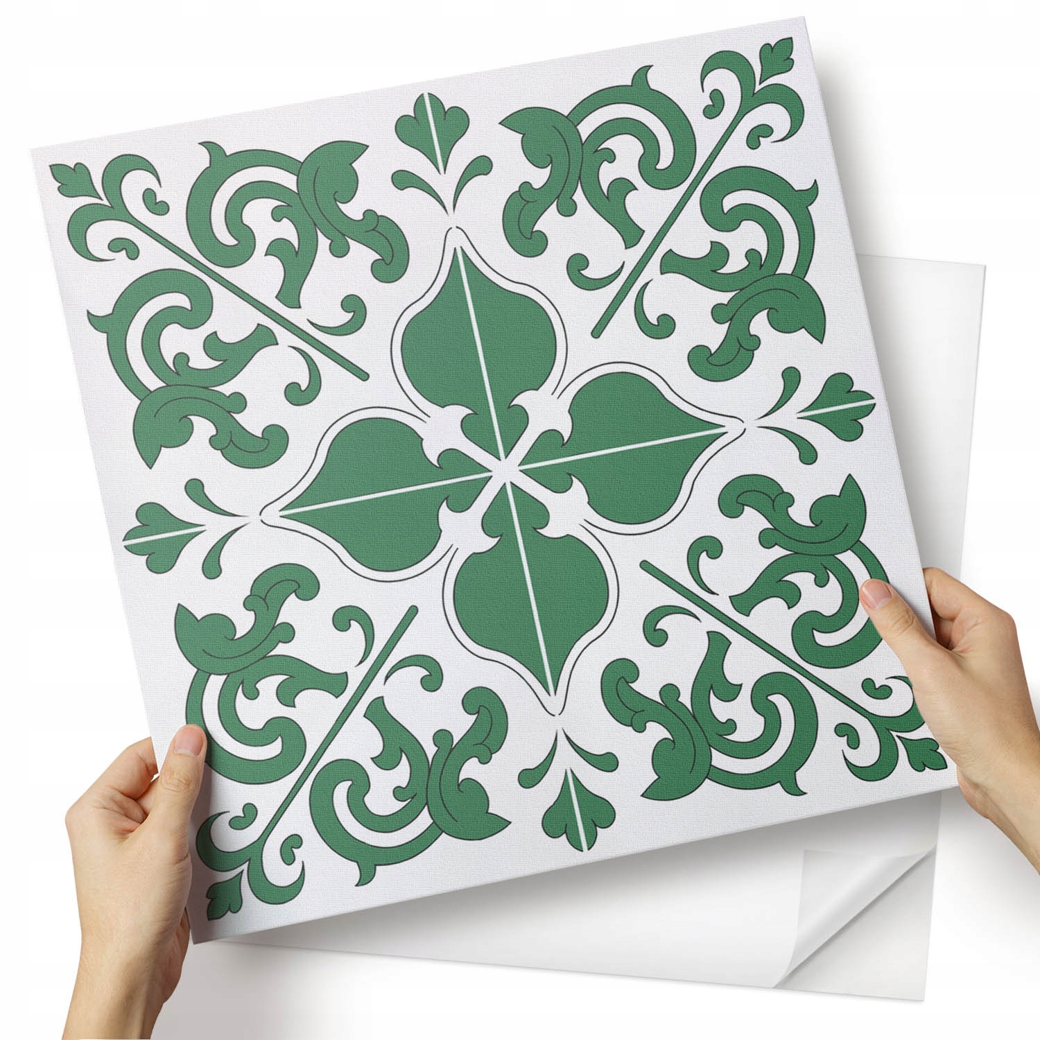Sada Pvc panelů Ornamentové rostlinné vzory v klasickém stylu 4x50x50 cm