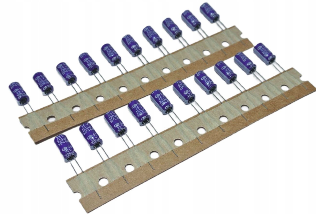 220uF 25V 85' 6.3x11mm Samwha Sd Kondensator elektrolityczny [20szt]