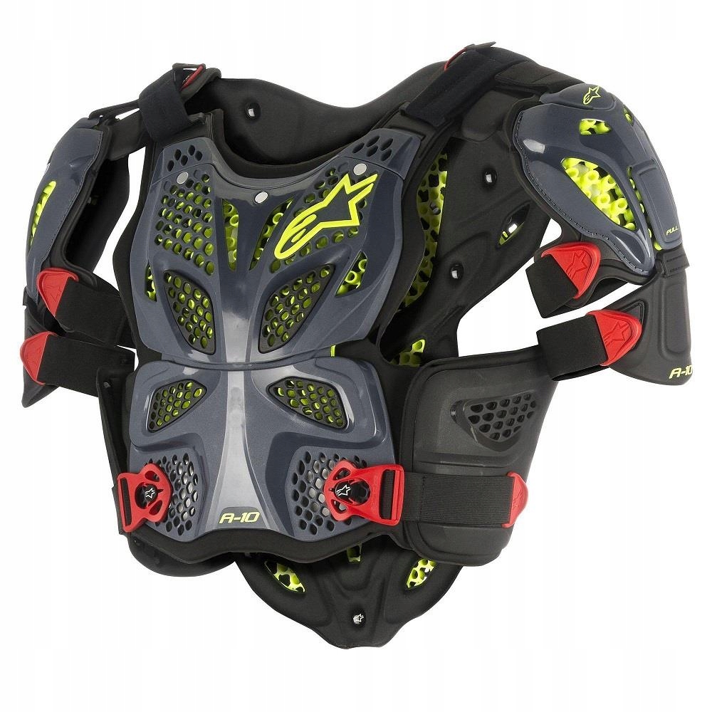 Alpinestars A-10 Full Chest buzer šedý