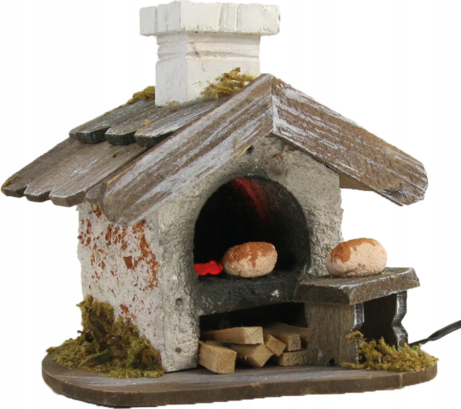 

Piec piekarniczy, oświetlony- 7,2cm do figur 5-9cm