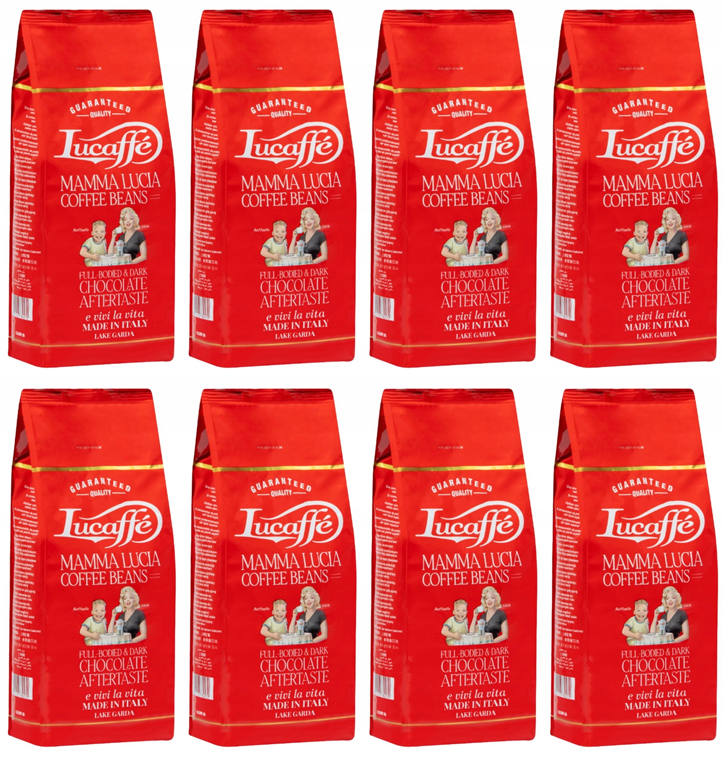 Kawa Ziarnista Lucaffe Mamma Lucia 8 kg włoski smak espresso