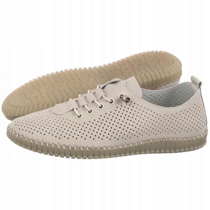 Polobotky Kožené Dámské Filippo Béžové DP6140/25