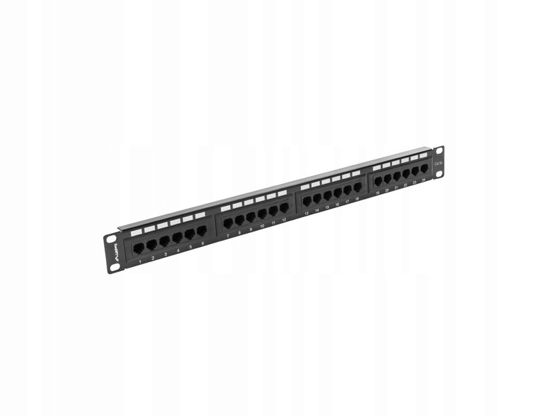 

Patch panel Lanberg 19" PPU5-1024-B Czarny
