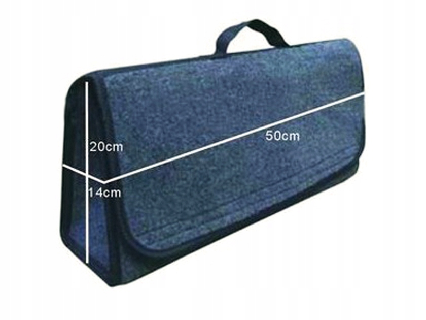 TORBA ORGANIZER KUFER DO BAGAŻNIKA PRZYLEPCE RZEPY etui na akcesoria