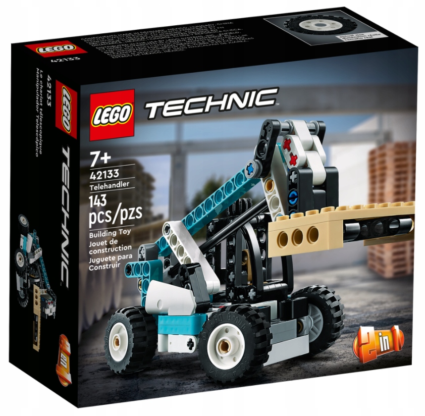 

Lego Technic 42133 Ładowarka Teleskopowa Palety 7+