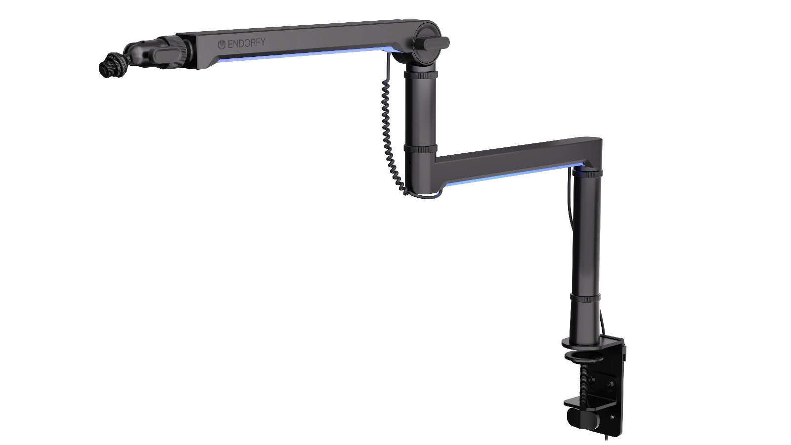 Ramię biurkowe do mikrofonu Endorfy Broadcast Low Profile Rgb Boom Arm