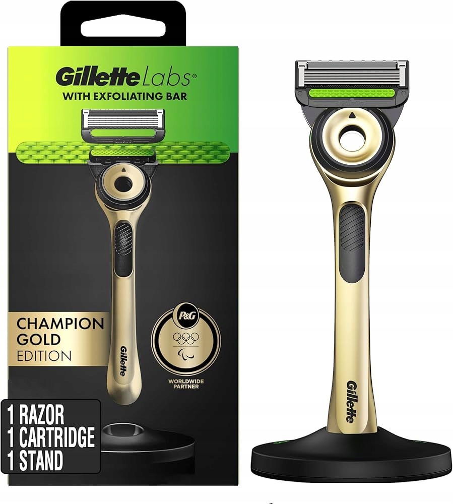 Gillette Labs s 1 náplní Exfoliating Bar imp Uk edice limit Champion Gold