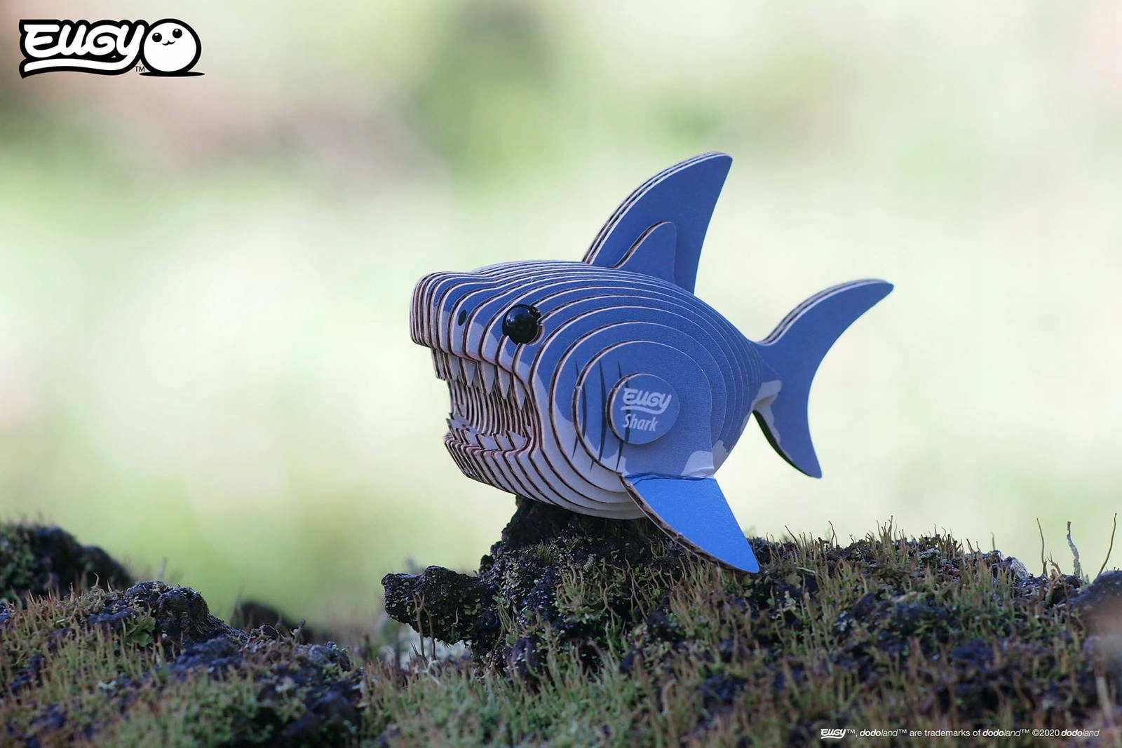 Puzzle 3D Układanka Rekin - Eko zestaw kreatywny dla dzieci 6 lat+, Eugy Kod producenta EG_019