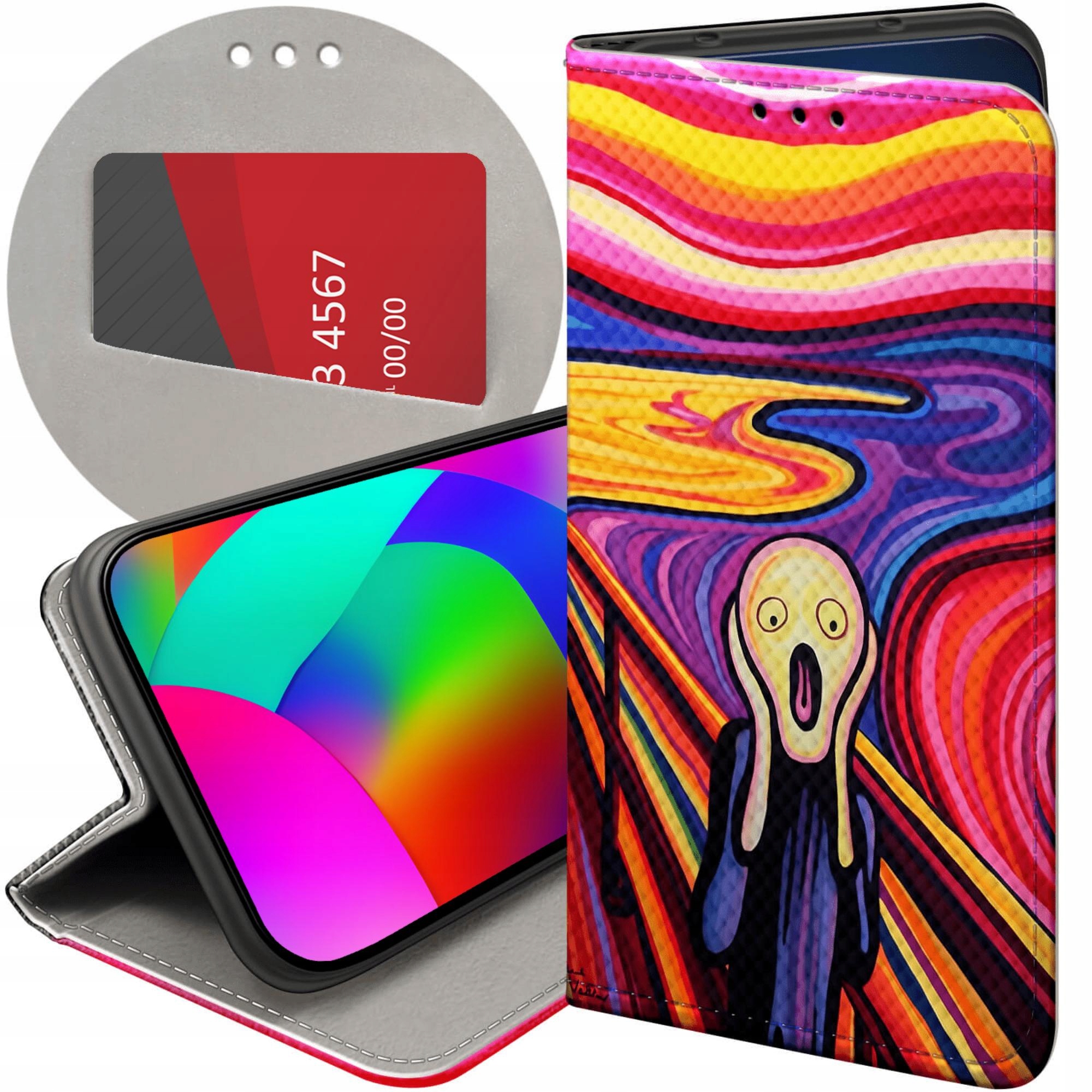Etui Z Klapką Do Honor MAGIC7 Pro Krzyk Munch Edvard Scream Futerał