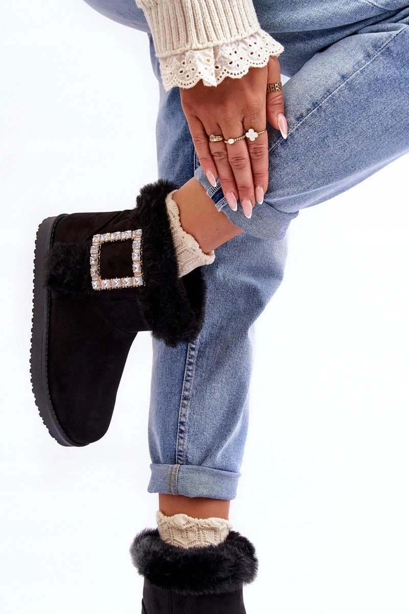 ŚNIEGOWCE OCIEPLONE KLAMRA FUTERKO CZARNE 37 Kod producenta VL201P BLACK