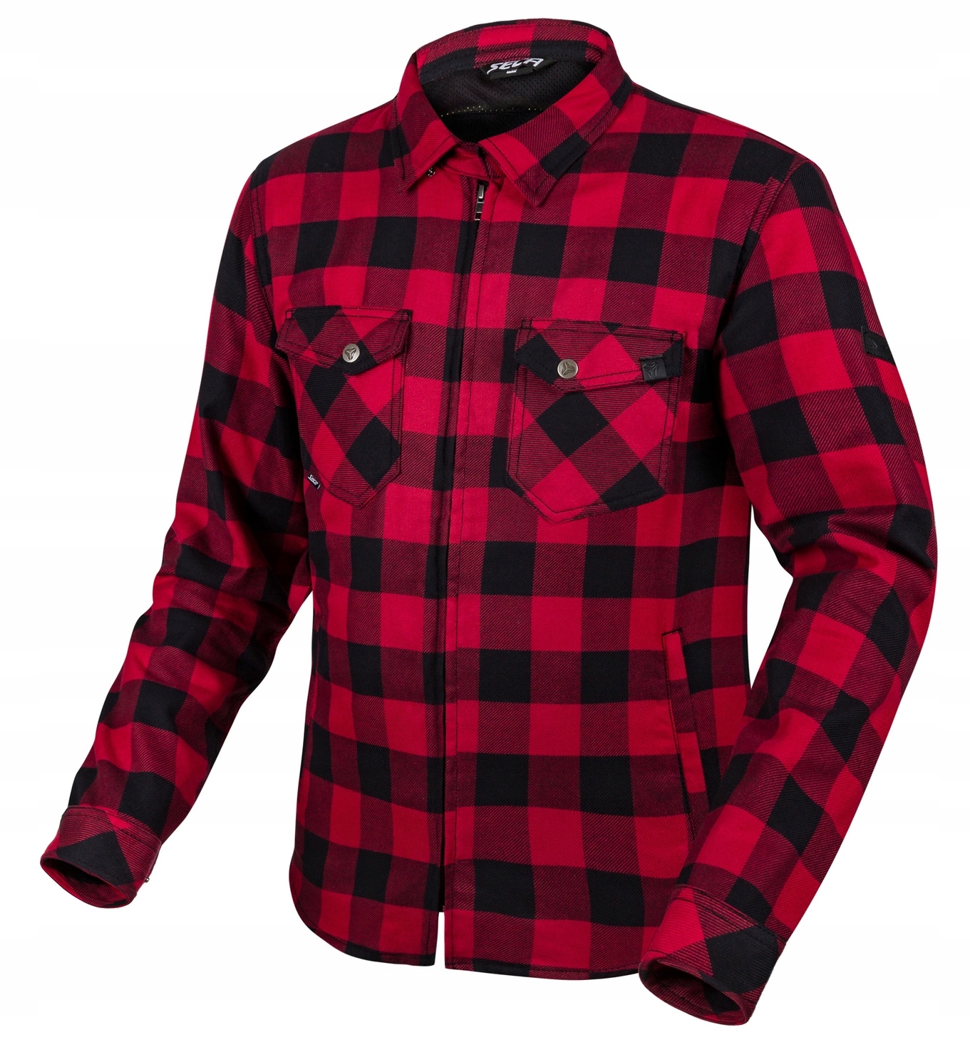 Seca Marshal II Red Pánska Textilná Motocyklová Košeľa Červená