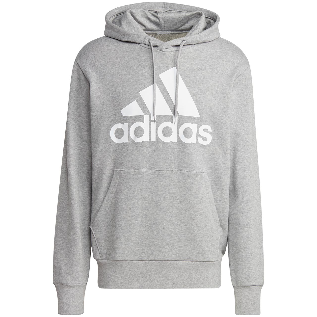 Bluza męska adidas Essentials French Terry Big Logo Hoodie szara IC9364 ...