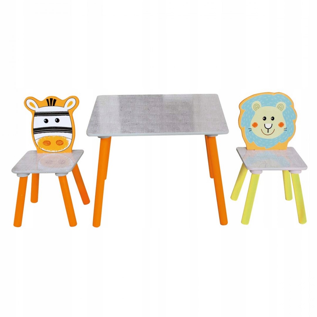 

Bieco zestaw mebli stolik krzesła Safari