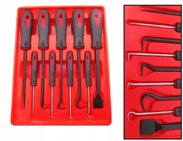 ZESTAW GROTÓW DO ORINGÓW I SKROBAK 9 SZTUK EAN (GTIN) 5902241101841