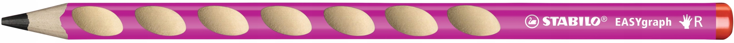 OŁÓWEK STABILO EASYGRAPH (DLA PRAWORĘCZ)HB RÓŻOWY