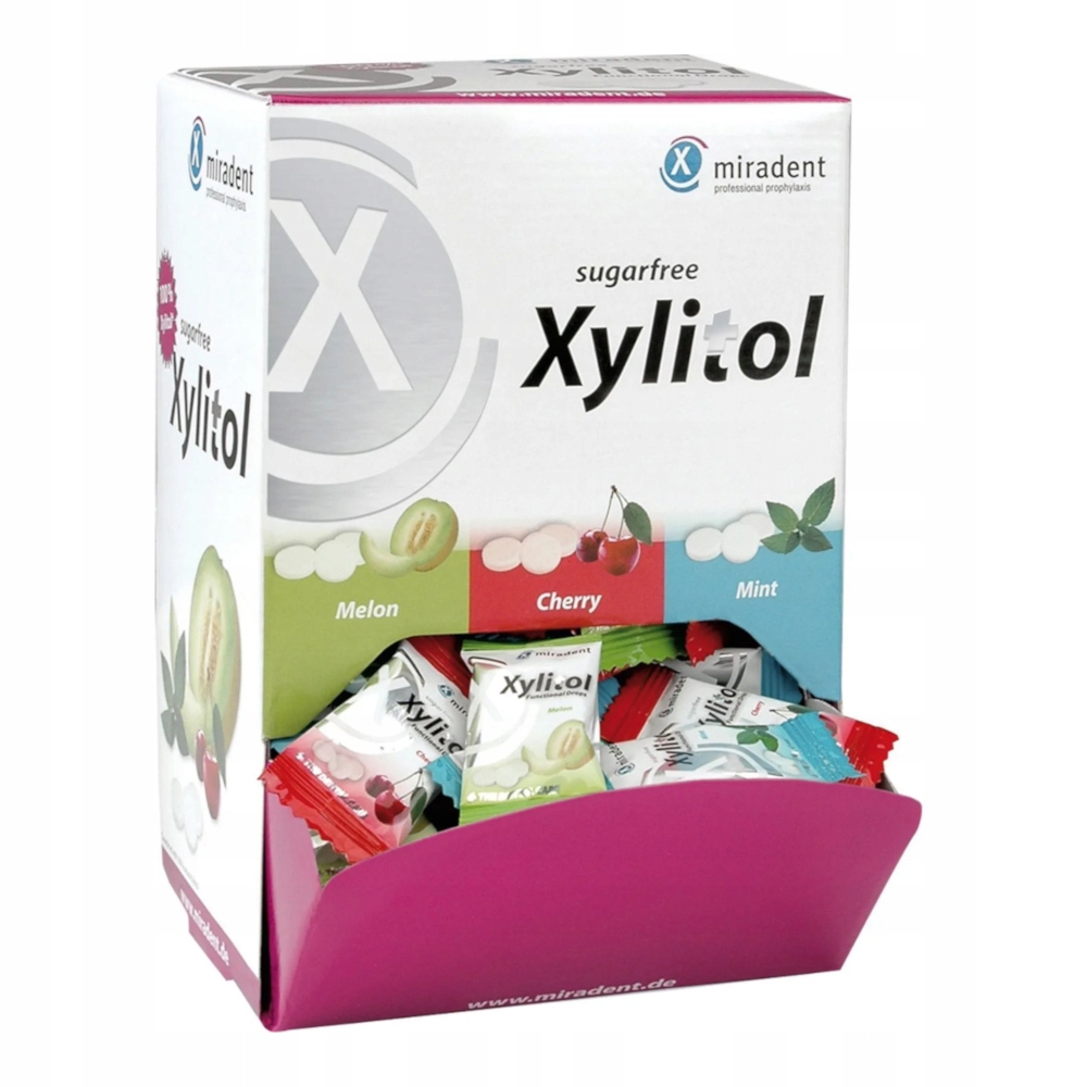 Miradent XylitolDrops Box cukierki ksylitol 100szt