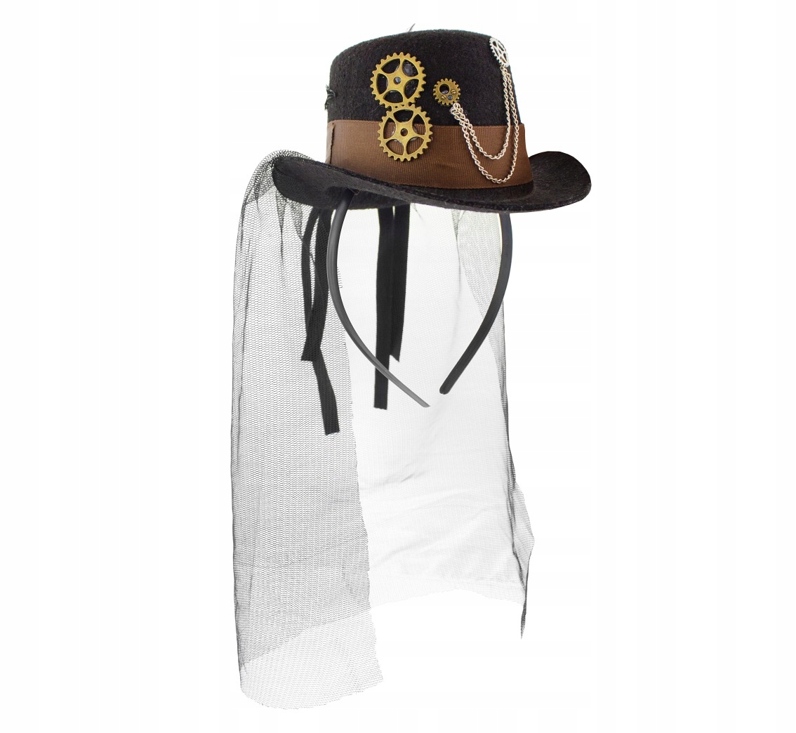 

Opaska Kapelusz Lady Steampunk Halloween Karnawał