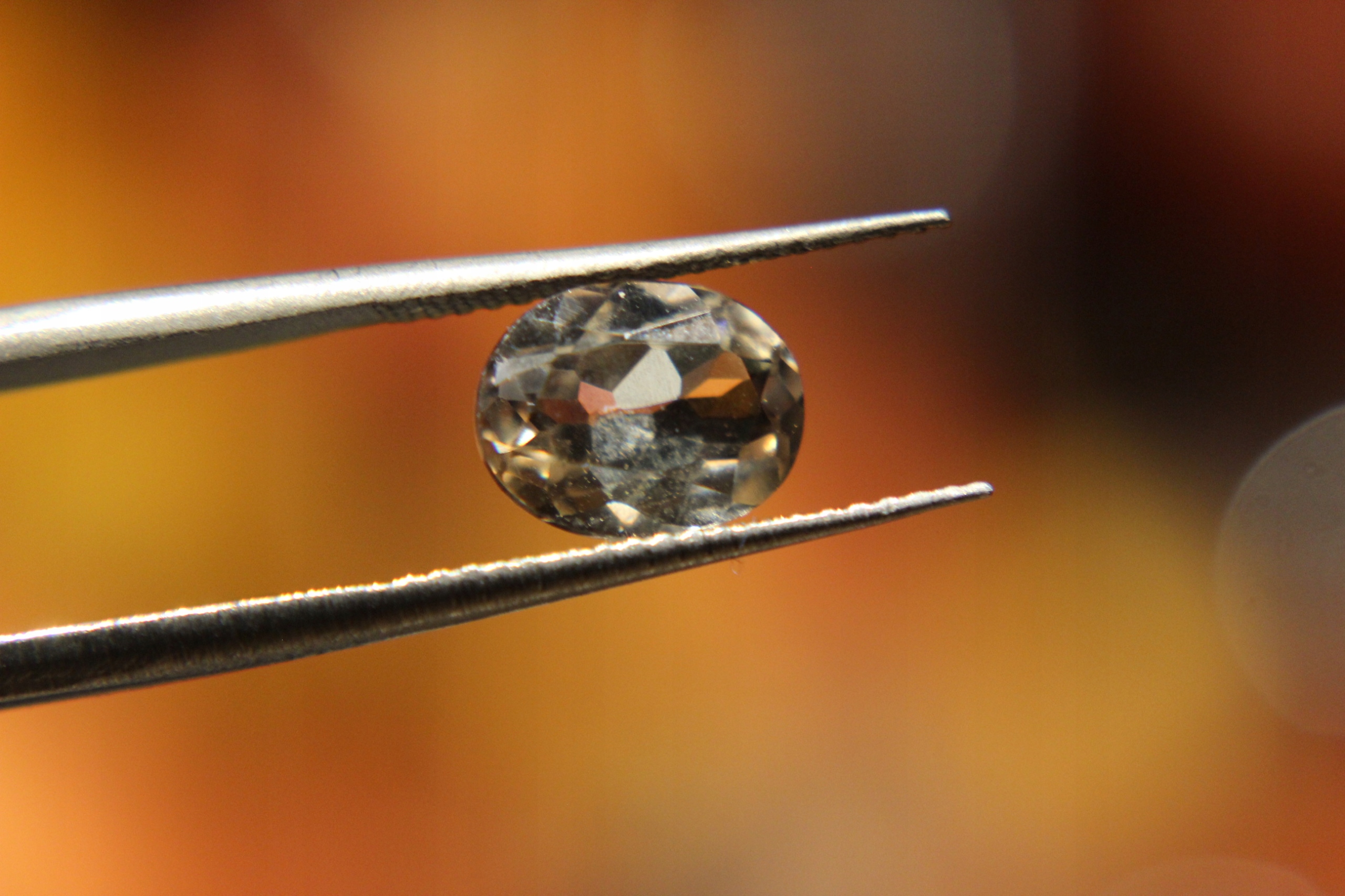 Topaz kouřový přírodní kámen 2.20ct
