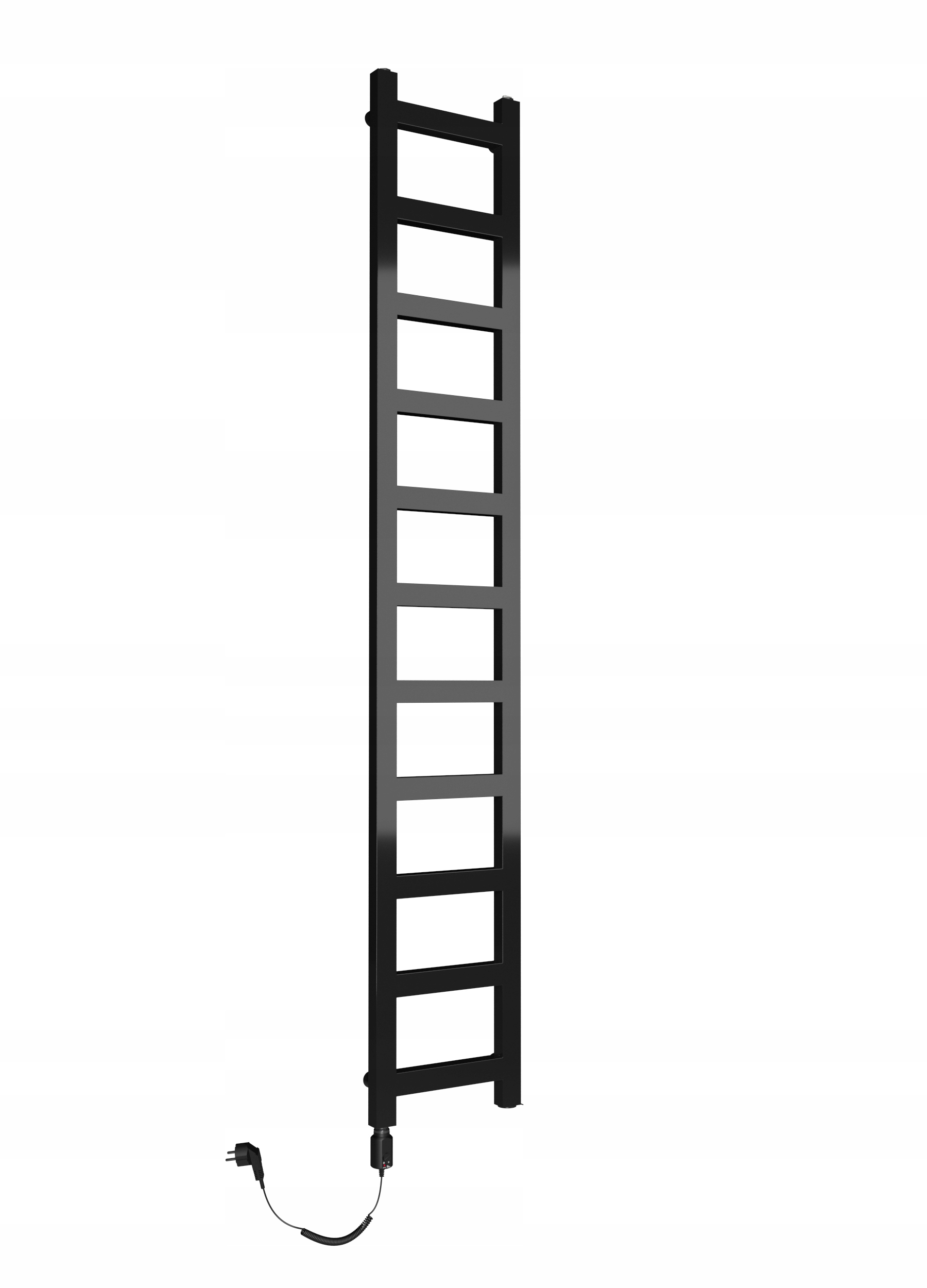 Elektrický ohřívač Lucy 990x250 Černý P+ohřívač