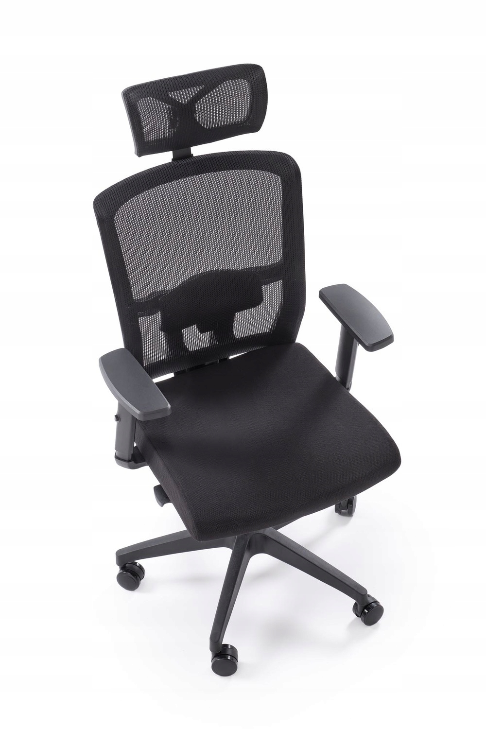 Fotel biurowy pracowniczy MASON czarny do 120 kg / ZGODNY Z NAJNOWSZĄ NORMĄ Kod producenta V-CH-MASON-FOT