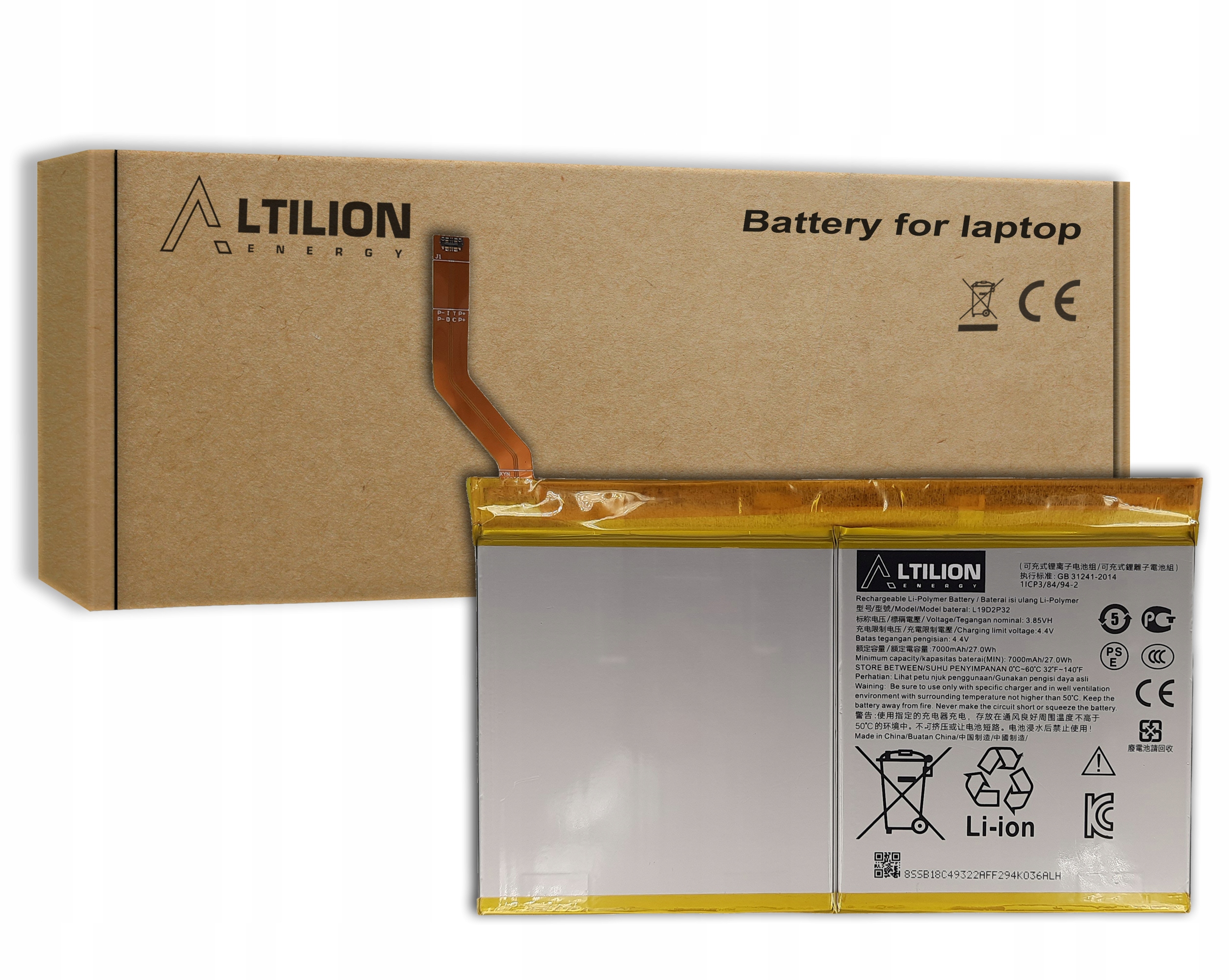 Baterie L19D2P32 pro Lenovo Yoga Smart Tab YT-X705F