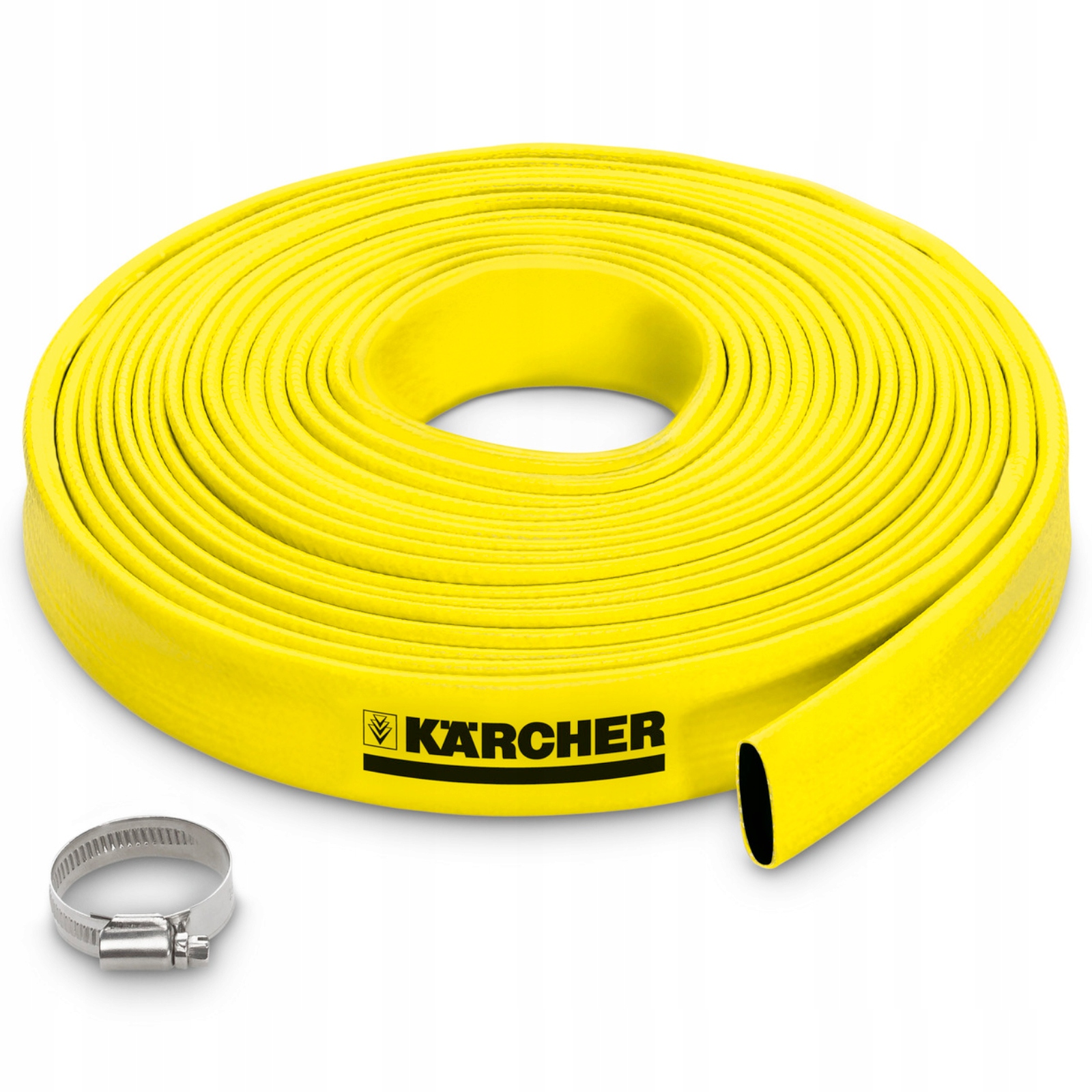 Wąż Ogrodowy Karcher Płaski, Z Zaciskiem 10M, 1" 6.997-419.0