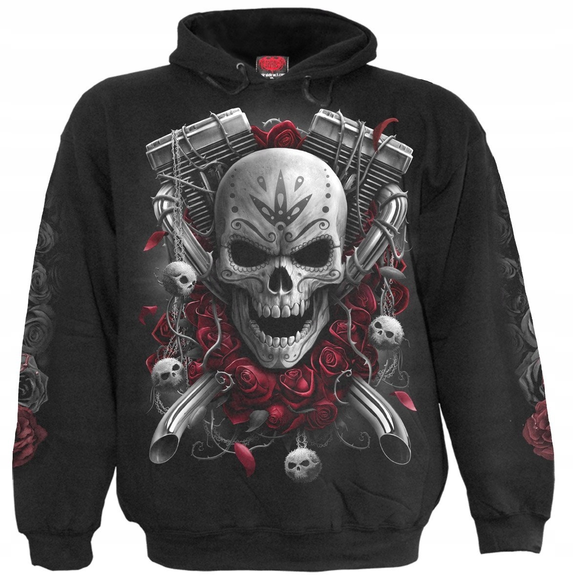 Dotd Bikers Mikina Spiral S