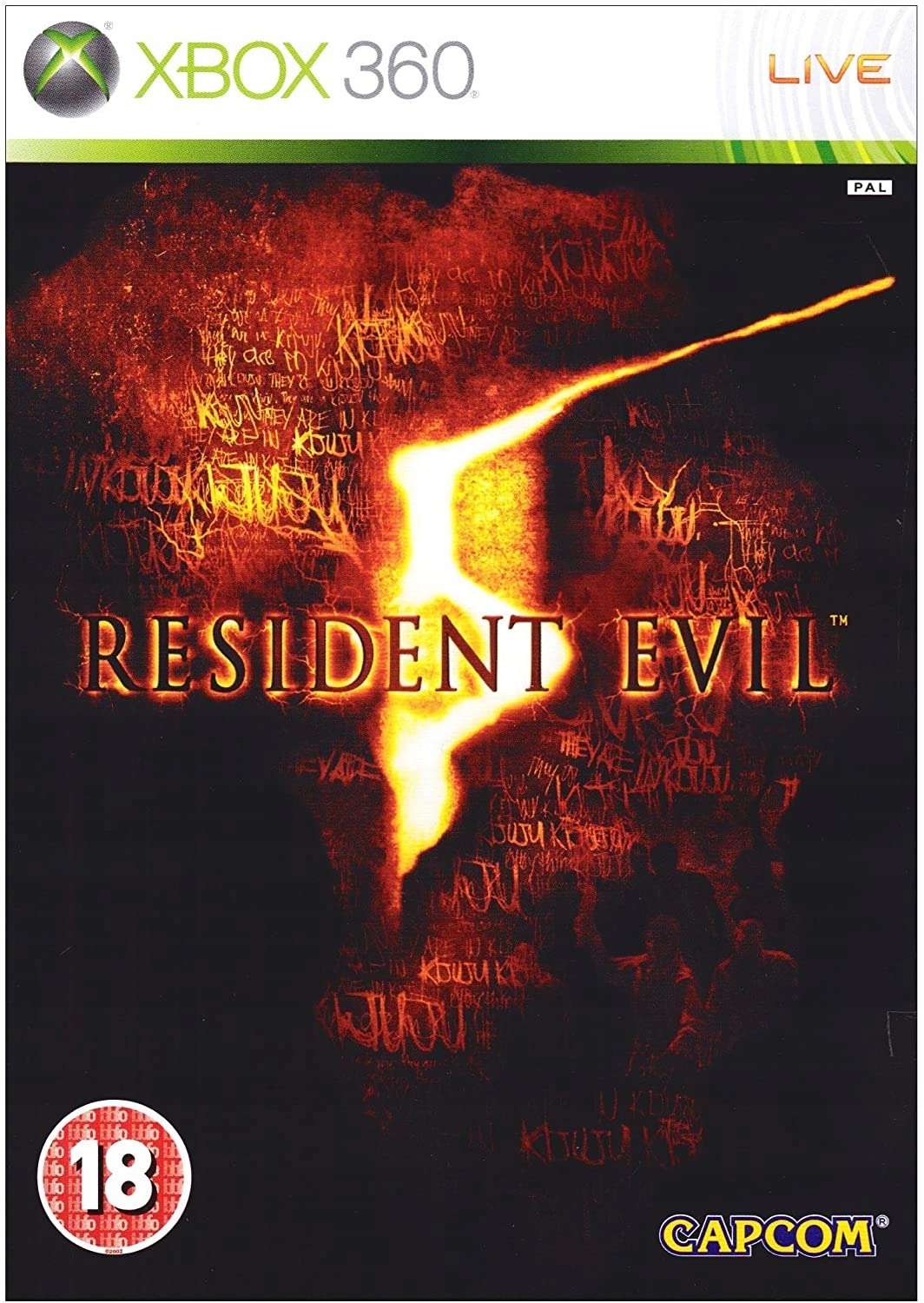Resident Evil 5 Xbox 360 pudełkowa