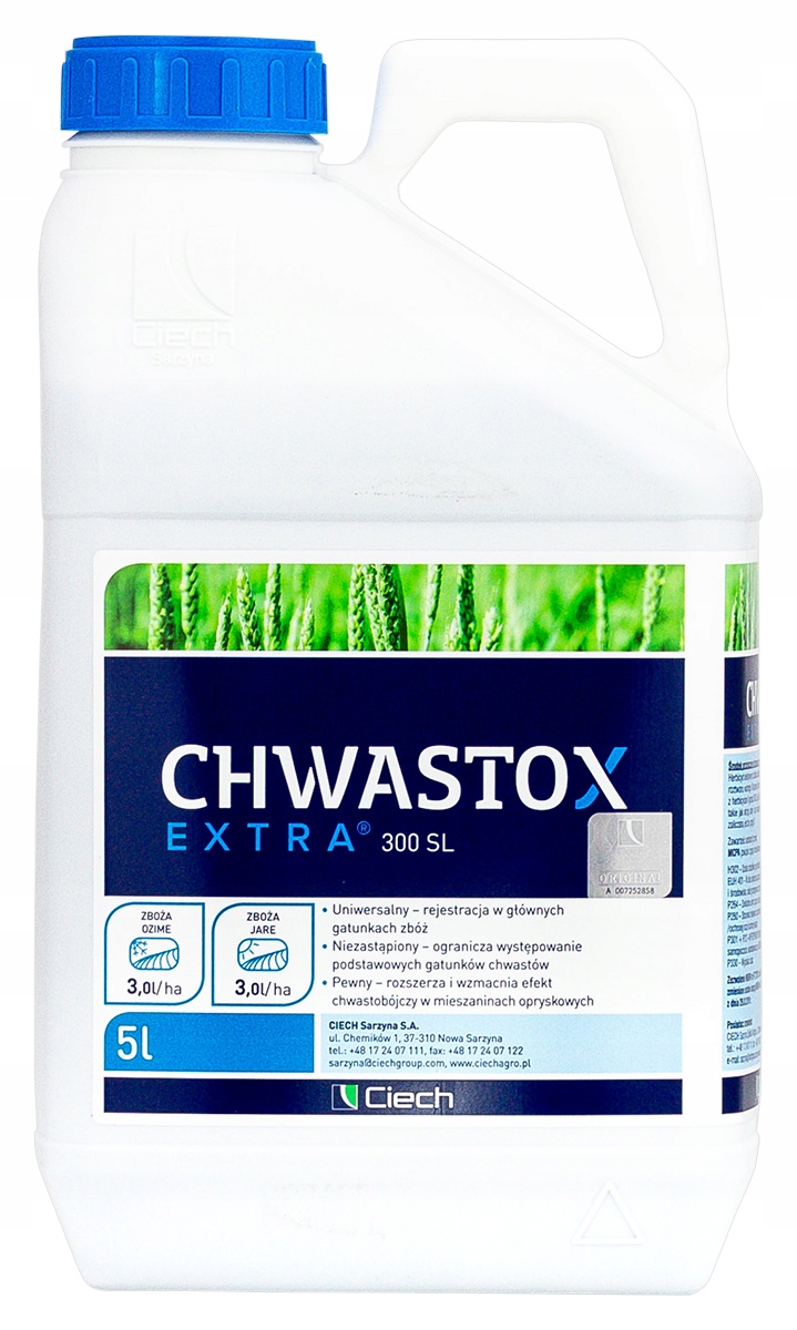 

Chwastox Extra 300 Sl 5L na chwasty chwastobójczy