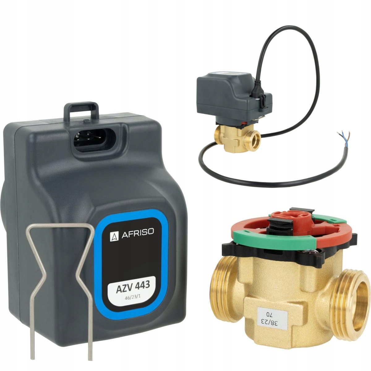 2-CESTNÝ Zónový Ventil 1 Cal Afriso Azv 443 DN20 Kvs 10 m3/h Nc Kabel