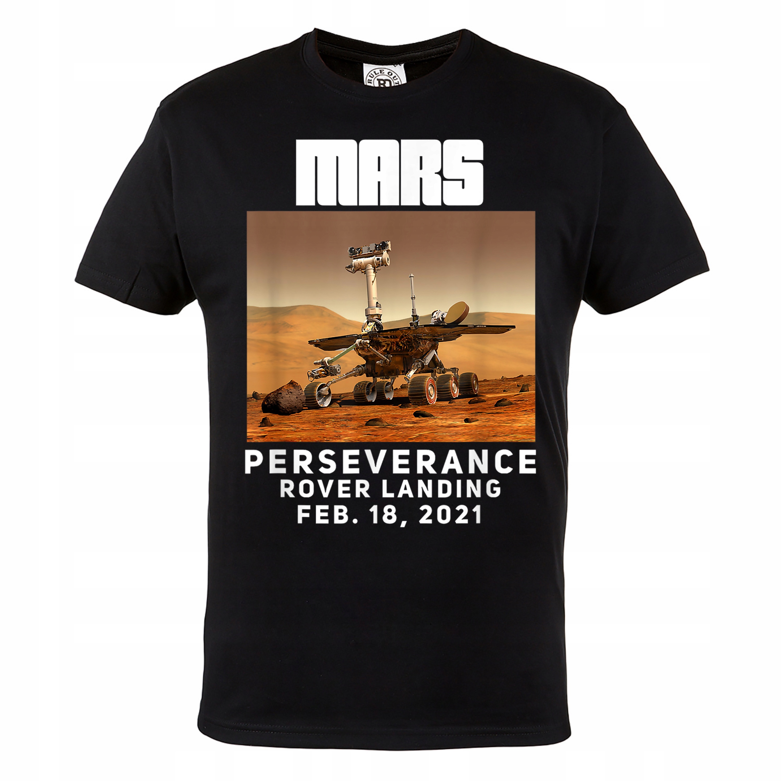 

Męska Koszulka Mars Perseverance Łazik Nasa 2020