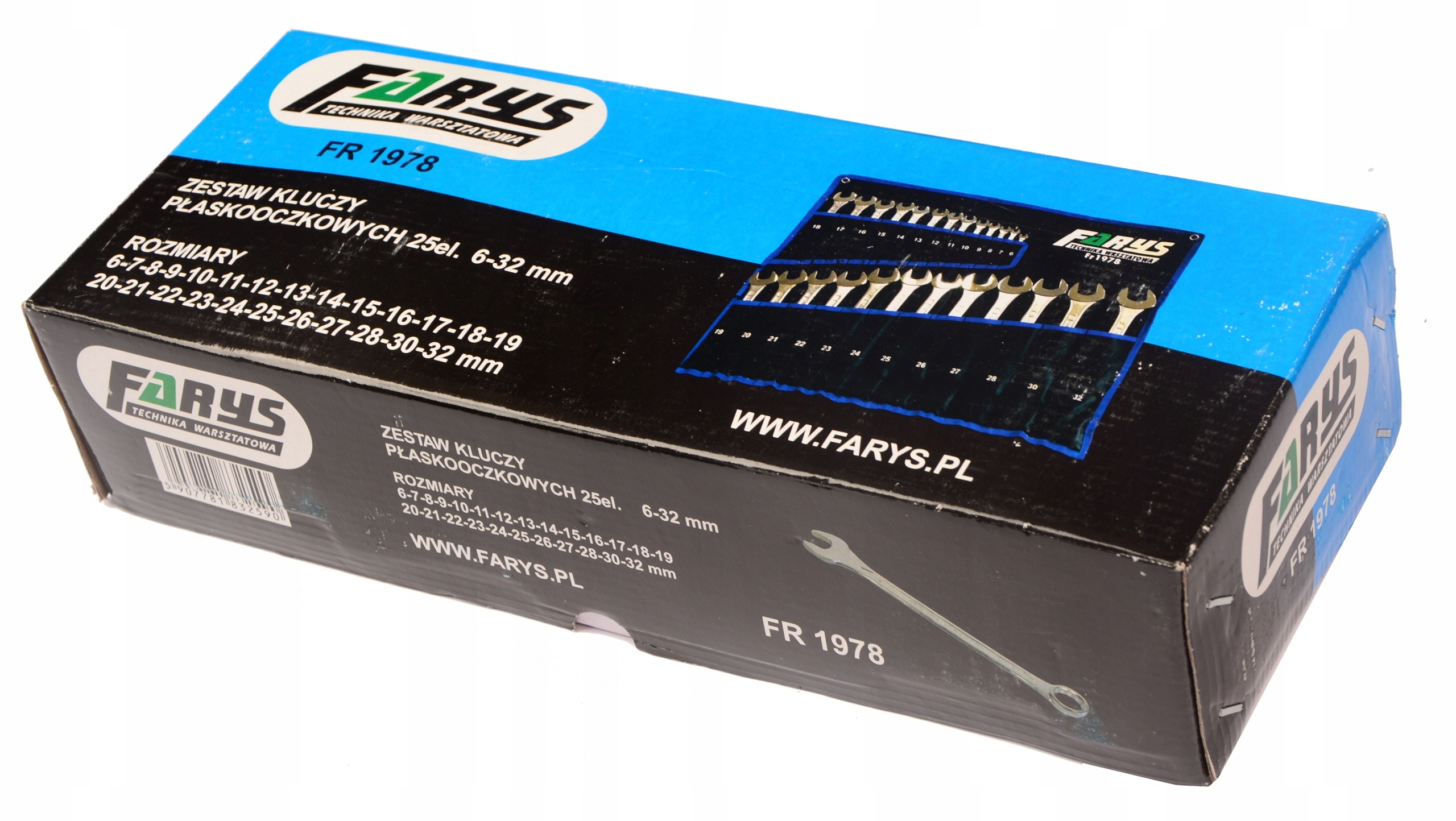 ZESTAW KLUCZE PLASKOOCZKOWE 6 32mm NA PREZENT Producent code FR1978