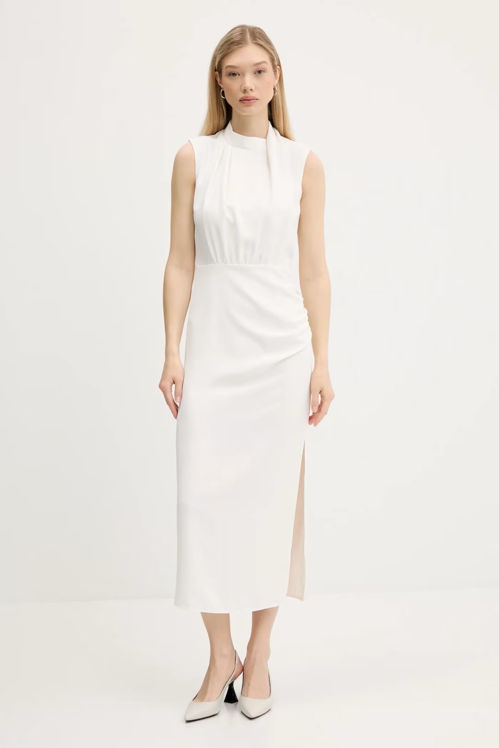 Hugo Boss Šaty Maxi Bílá Kzm S