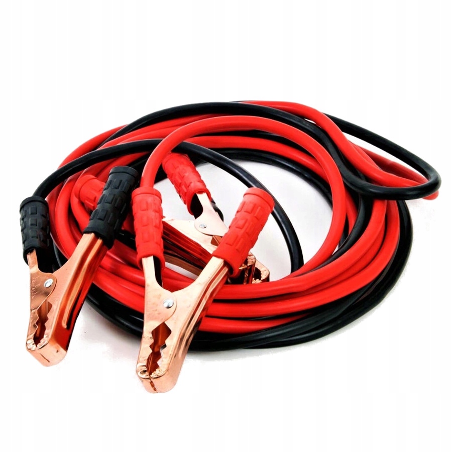 KABLE PRZEWODY ROZRUCHOWE GRUBE 900A 2x 6 METRÓW Długość 6 m