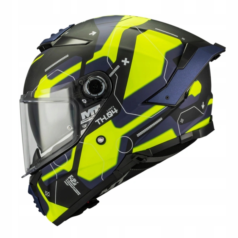 Helma Mt Thunder 4 Sv Lumex Black/blue/yellow Fluo modrá žltá Darčeky
