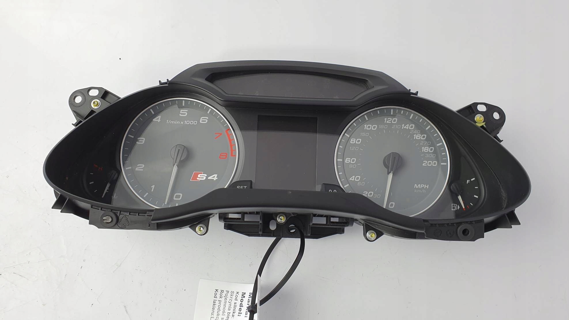 dials clock 8K0920981Q AUDI S4 B8
