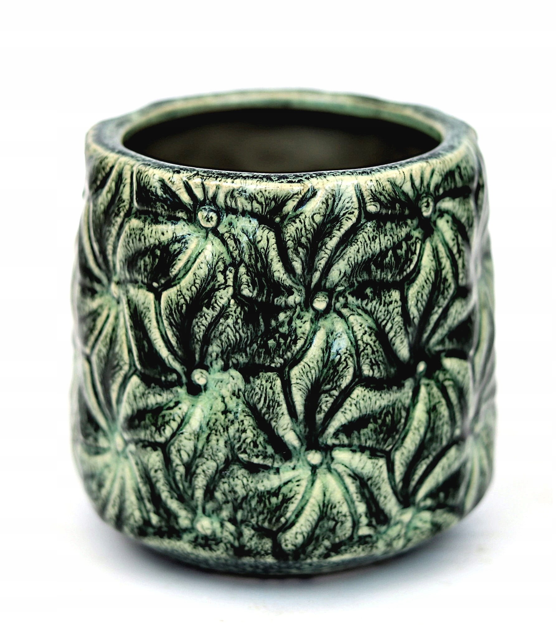 

Osłonka ceramiczna z motywem kwiatowym 16x14,5cm