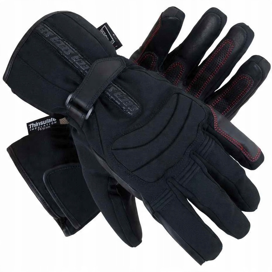 

Seca Rękawice Motocykl Polar membrana czarne 3XL