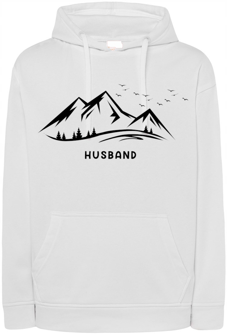 Valentýnská Mikina s potiskem Manžel Hory r.XXL