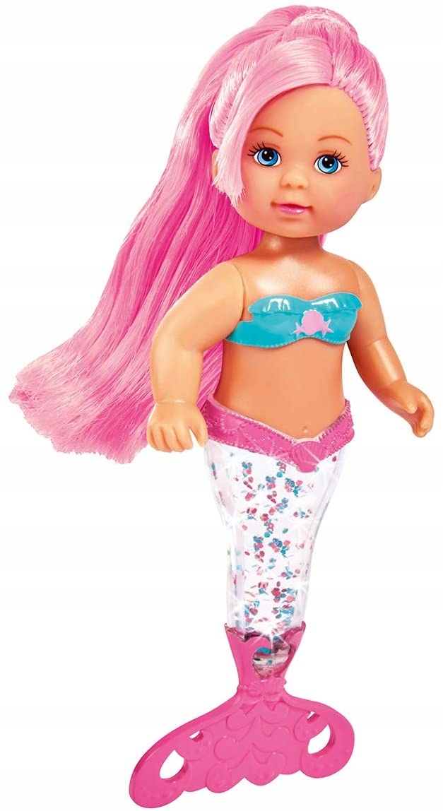 LALKA EVI SYRENKA Z BROKATOWYM OGONEM